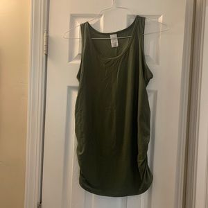 Army Green Maternity Tank Top Small
